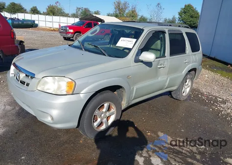 2005 Mazda Tribute S из США, поврежденный, VIN 4F2YZ04195KM43786